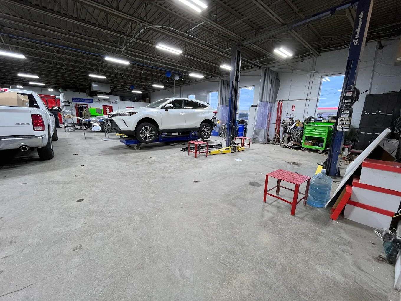 J&J Body Shop work area